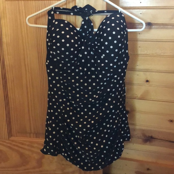 Merona vintage one-piece swim suit - Picture 1 of 4